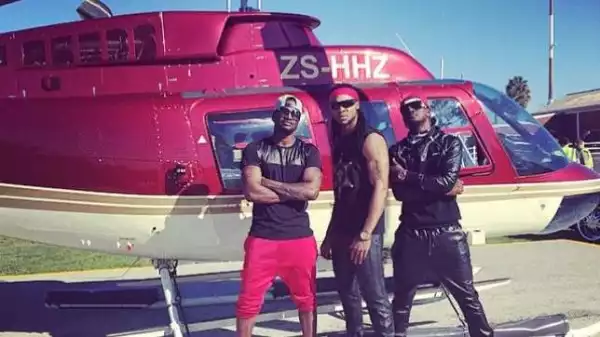 Music Duo Psquare Shoots New Music Video With Flavour In South Africa [See Photo]